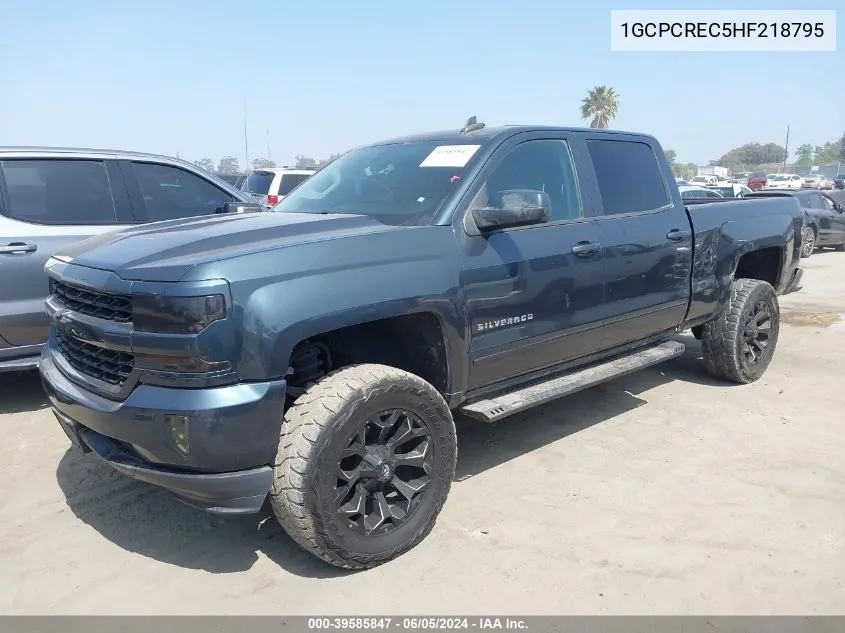 2017 Chevrolet Silverado 1500 1Lt VIN: 1GCPCREC5HF218795 Lot: 39585847