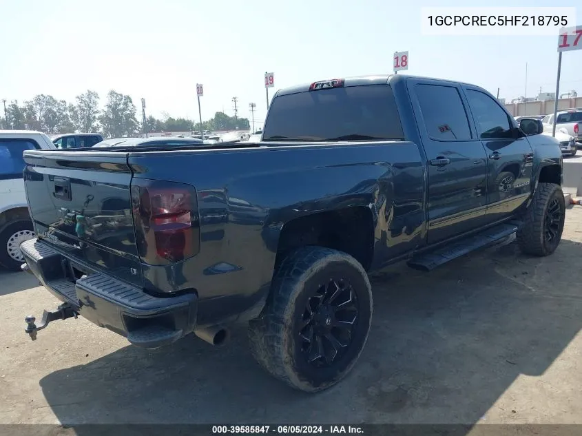 1GCPCREC5HF218795 2017 Chevrolet Silverado 1500 1Lt