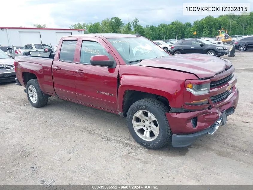 2017 Chevrolet Silverado 1500 2Lt VIN: 1GCVKRECXHZ232815 Lot: 39596552