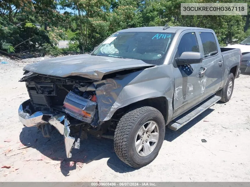 3GCUKREC0HG367118 2017 Chevrolet Silverado 1500 1Lt