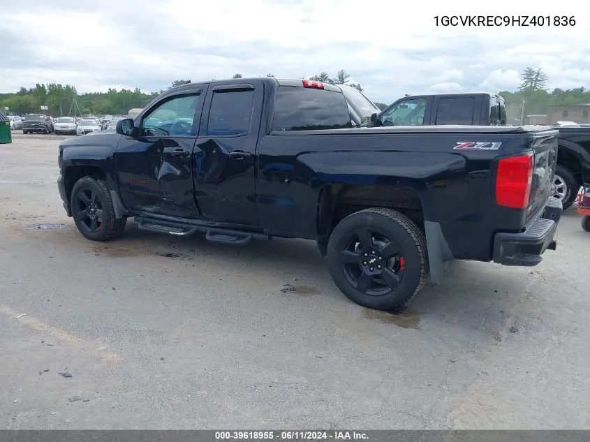 2017 Chevrolet Silverado 1500 2Lt VIN: 1GCVKREC9HZ401836 Lot: 39618955