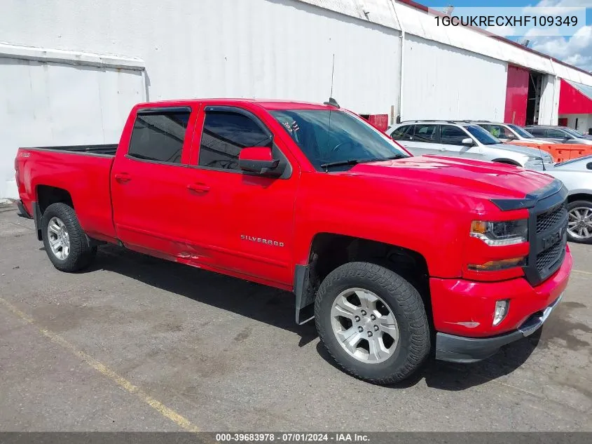 1GCUKRECXHF109349 2017 Chevrolet Silverado 1500 2Lt