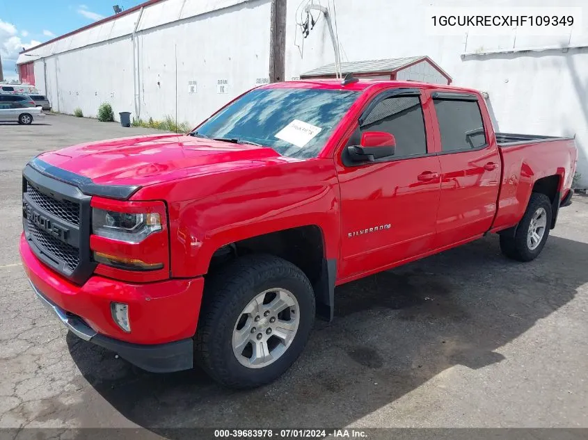 2017 Chevrolet Silverado 1500 2Lt VIN: 1GCUKRECXHF109349 Lot: 39683978