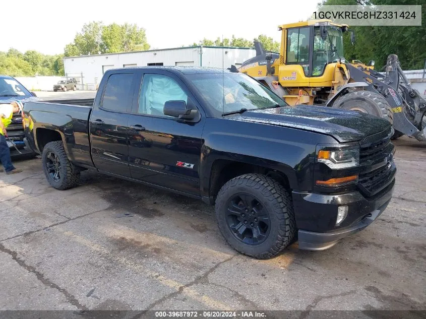 2017 Chevrolet Silverado 1500 2Lt VIN: 1GCVKREC8HZ331424 Lot: 39687972