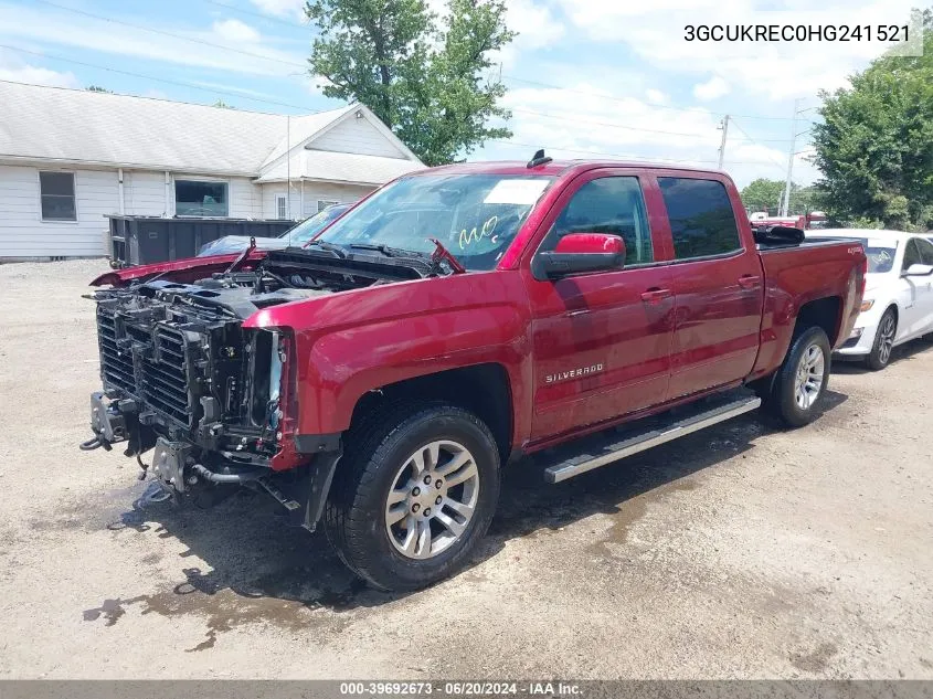 2017 Chevrolet Silverado 1500 1Lt VIN: 3GCUKREC0HG241521 Lot: 39692673