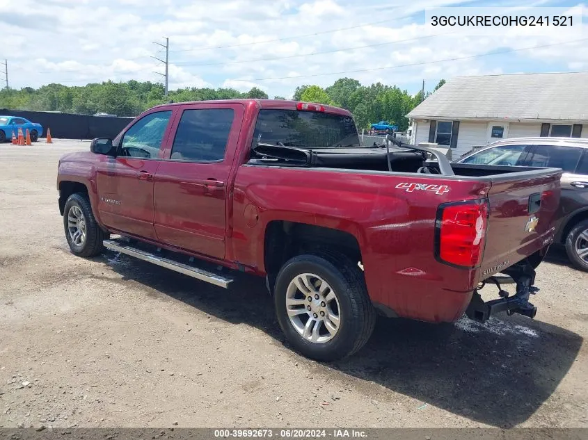 3GCUKREC0HG241521 2017 Chevrolet Silverado 1500 1Lt