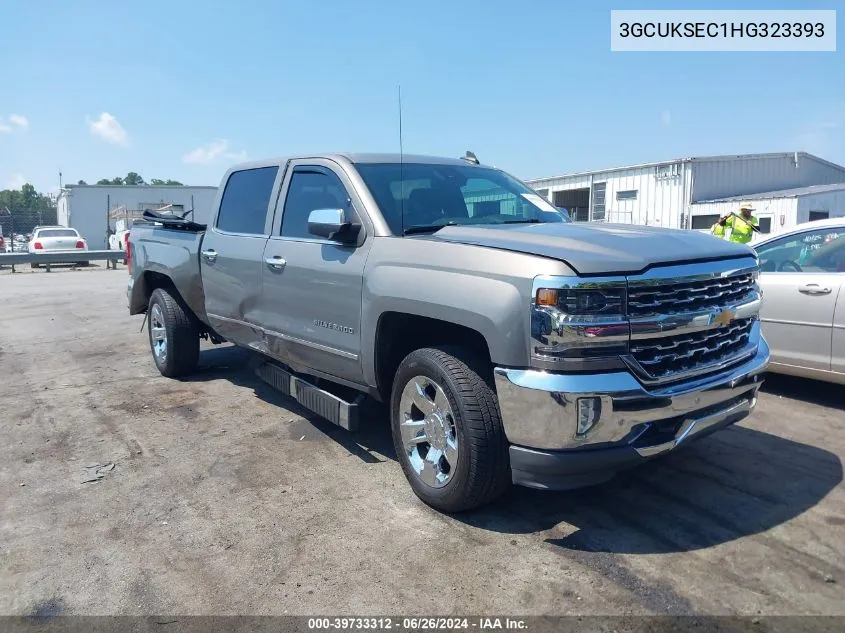 2017 Chevrolet Silverado 1500 1Lz VIN: 3GCUKSEC1HG323393 Lot: 39733312