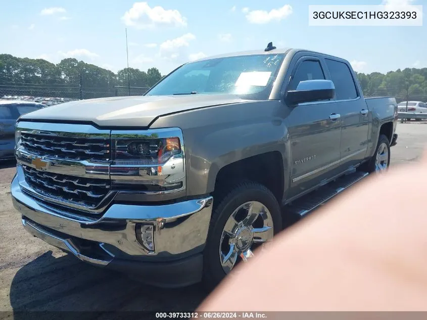 2017 Chevrolet Silverado 1500 1Lz VIN: 3GCUKSEC1HG323393 Lot: 39733312