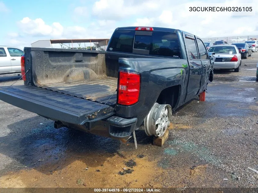 3GCUKREC6HG326105 2017 Chevrolet Silverado 1500 2Lt