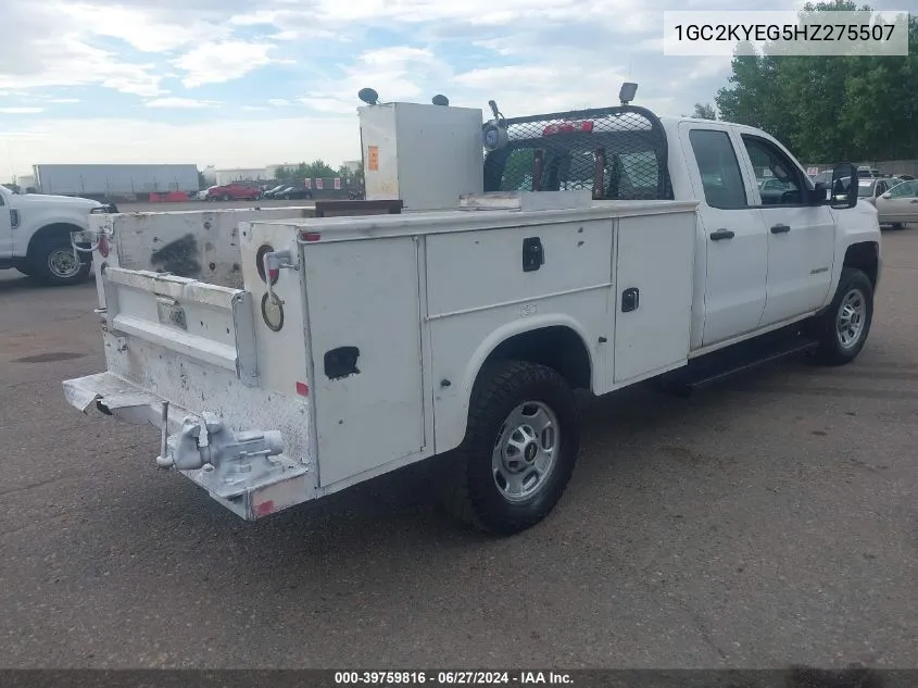 1GC2KYEG5HZ275507 2017 Chevrolet Silverado 3500Hd Wt