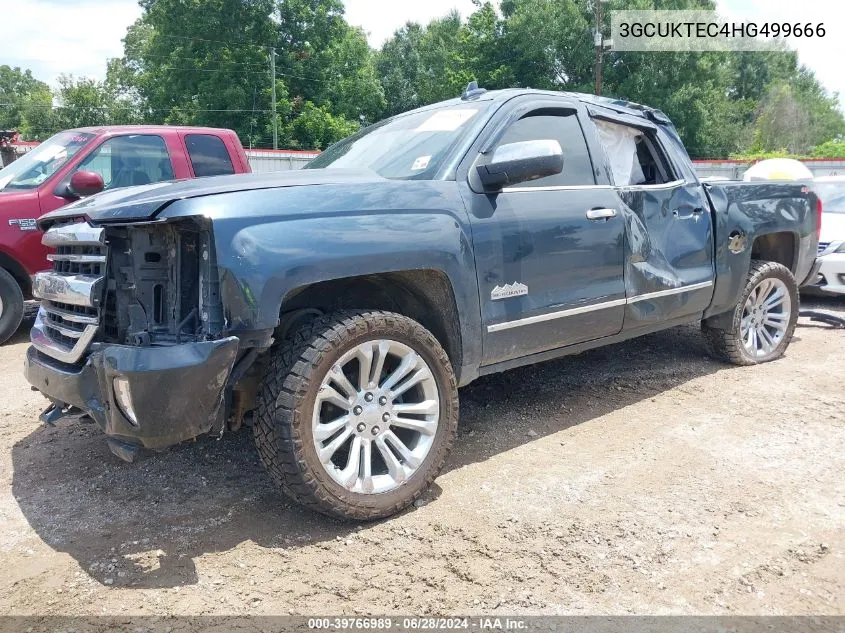 2017 Chevrolet Silverado 1500 High Country VIN: 3GCUKTEC4HG499666 Lot: 39766989