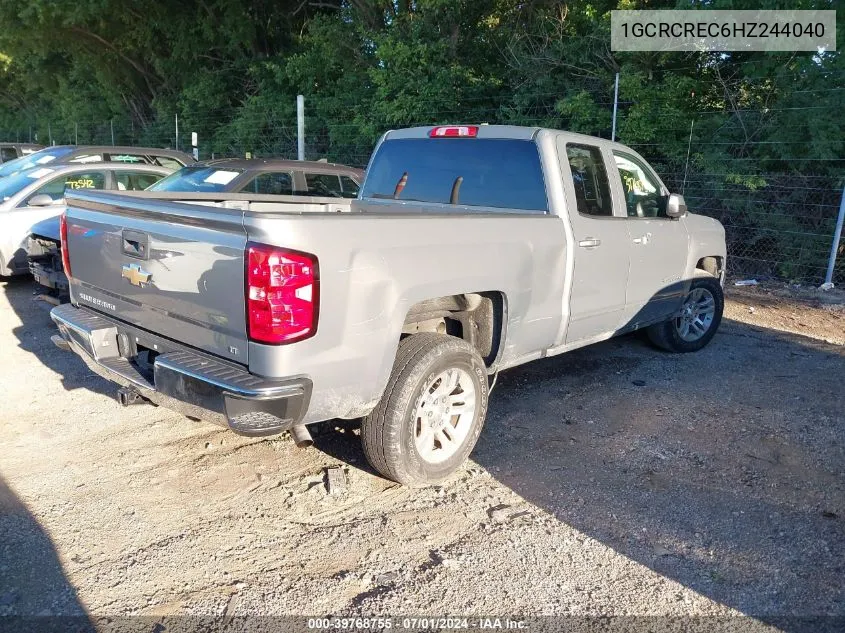 2017 Chevrolet Silverado 1500 1Lt VIN: 1GCRCREC6HZ244040 Lot: 39768755