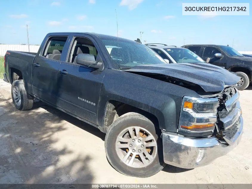 2017 Chevrolet Silverado 1500 1Lt VIN: 3GCUKREC1HG217342 Lot: 39787794