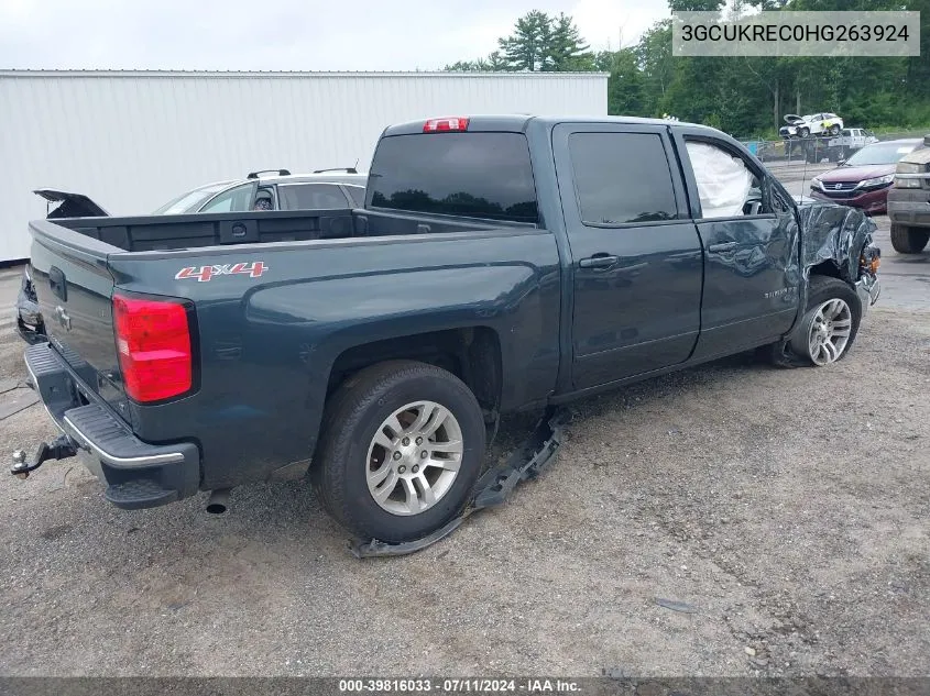 3GCUKREC0HG263924 2017 Chevrolet Silverado 1500 1Lt