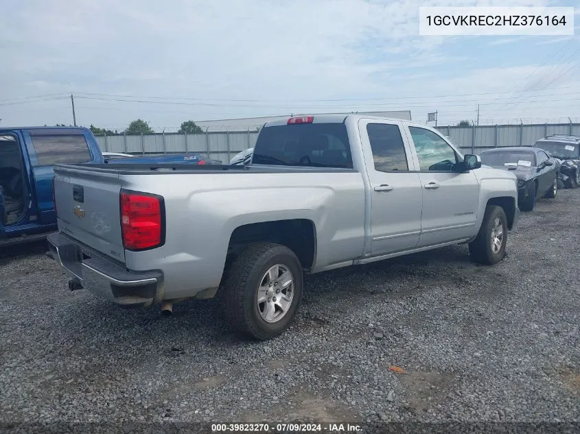 2017 Chevrolet Silverado 1500 1Lt VIN: 1GCVKREC2HZ376164 Lot: 39823270