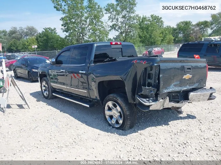 2017 Chevrolet Silverado 1500 1Lz VIN: 3GCUKSEC7HG468762 Lot: 39826093