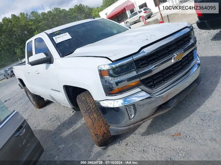 2017 Chevrolet Silverado 1500 1Lt VIN: 1GCVKREC4HZ364095 Lot: 39834729