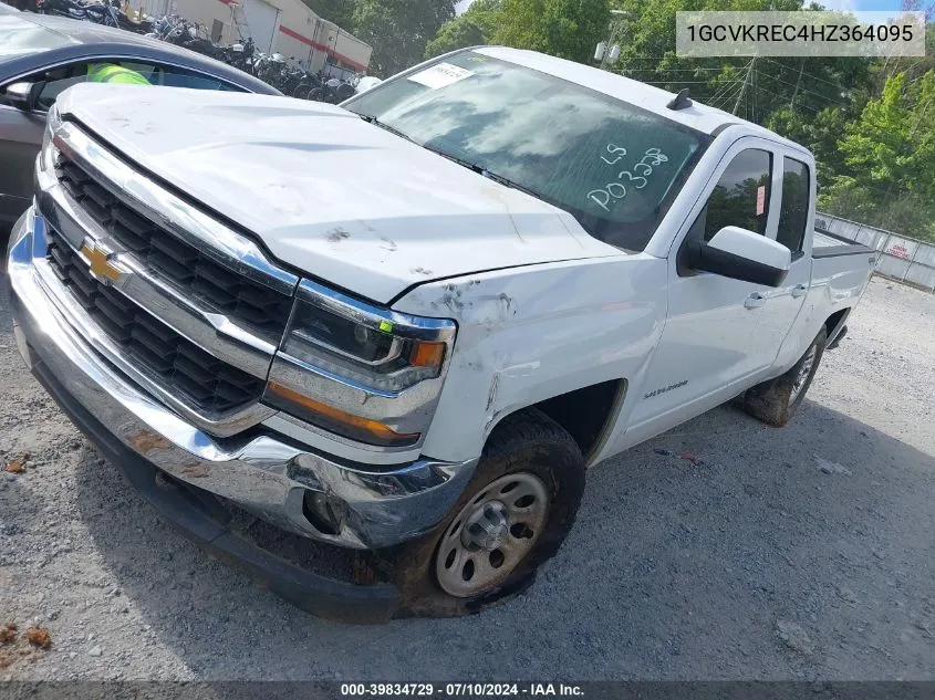 2017 Chevrolet Silverado 1500 1Lt VIN: 1GCVKREC4HZ364095 Lot: 39834729