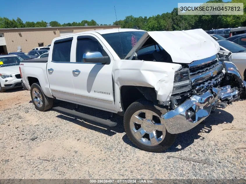 2017 Chevrolet Silverado 1500 1Lz VIN: 3GCUKSEC7HG457812 Lot: 39838497