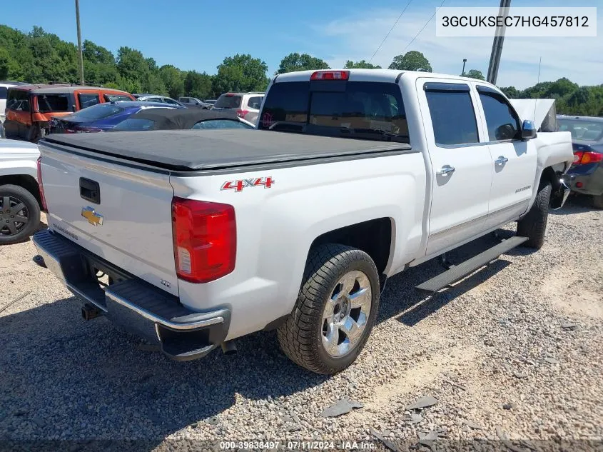 2017 Chevrolet Silverado 1500 1Lz VIN: 3GCUKSEC7HG457812 Lot: 39838497