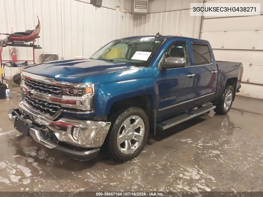 2017 Chevrolet Silverado 1500 1Lz VIN: 3GCUKSEC3HG438271 Lot: 39857104