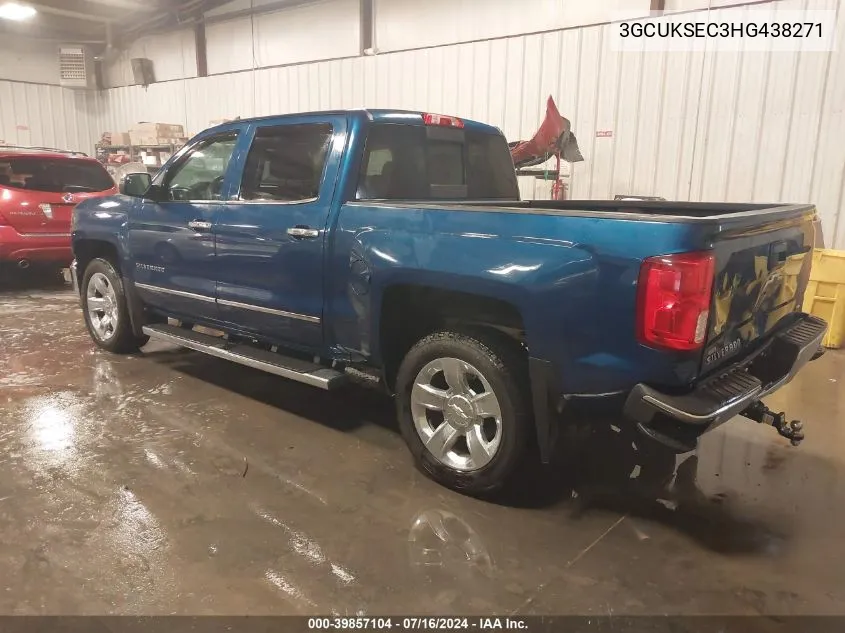 3GCUKSEC3HG438271 2017 Chevrolet Silverado 1500 1Lz