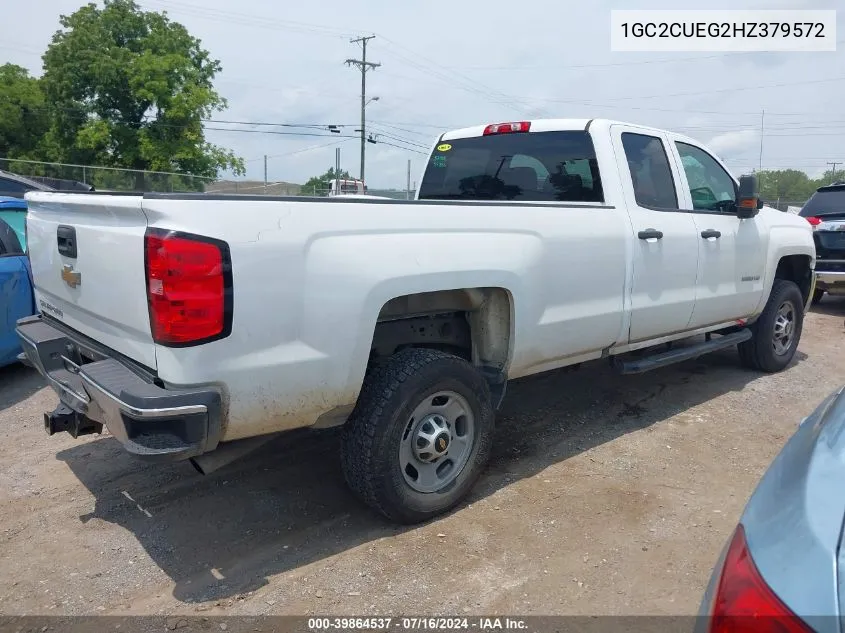 2017 Chevrolet Silverado 2500Hd Wt VIN: 1GC2CUEG2HZ379572 Lot: 39864537