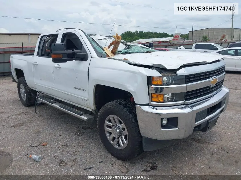 1GC1KVEG5HF174740 2017 Chevrolet Silverado 2500Hd Lt