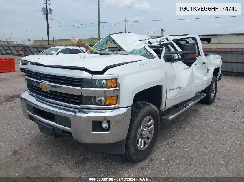 1GC1KVEG5HF174740 2017 Chevrolet Silverado 2500Hd Lt