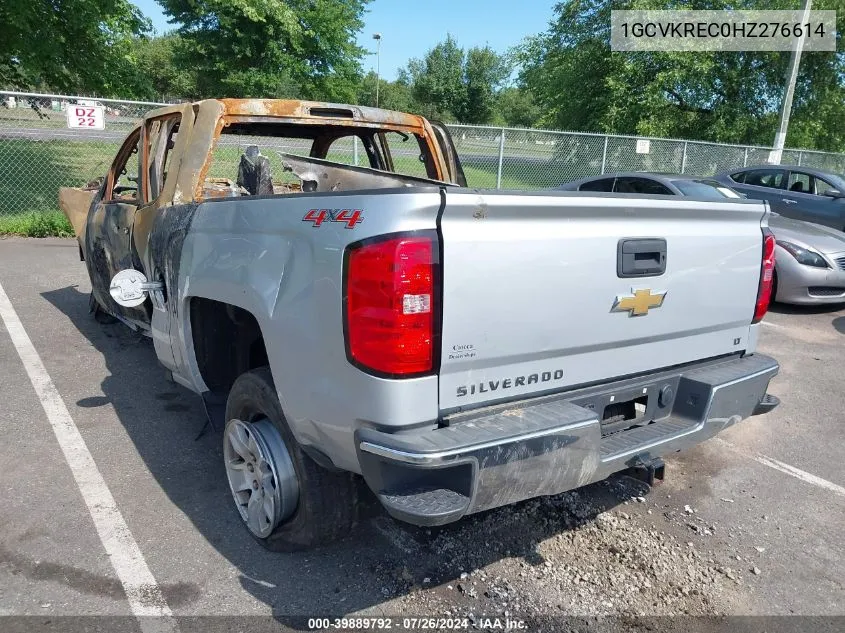 2017 Chevrolet Silverado 1500 1Lt VIN: 1GCVKREC0HZ276614 Lot: 39889792