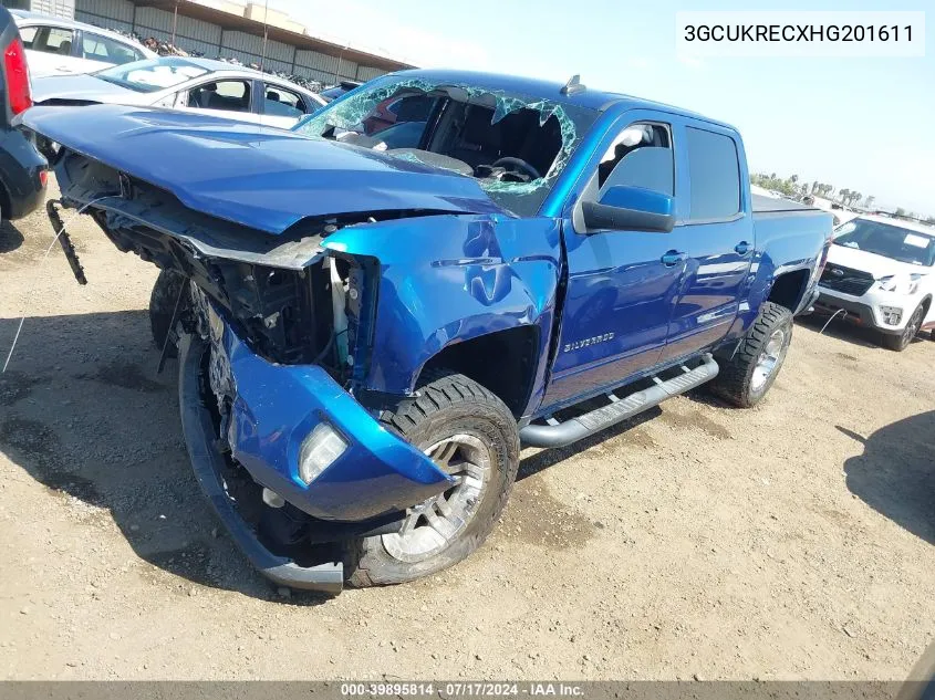 3GCUKRECXHG201611 2017 Chevrolet Silverado 1500 2Lt