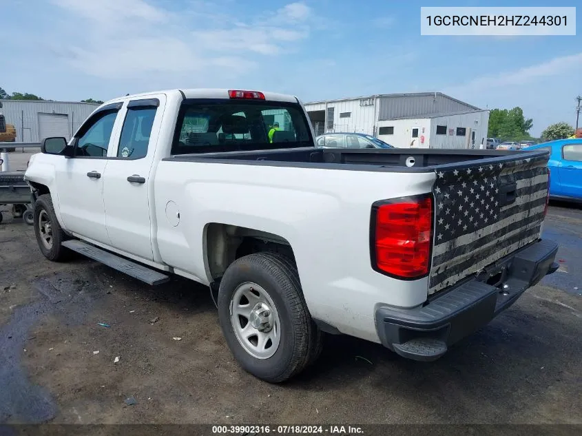 1GCRCNEH2HZ244301 2017 Chevrolet Silverado 1500 Wt