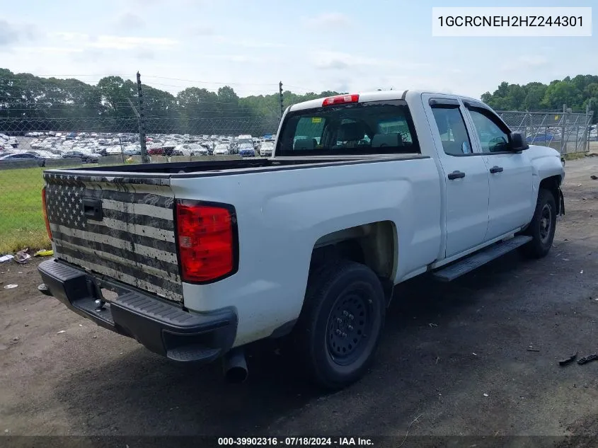 1GCRCNEH2HZ244301 2017 Chevrolet Silverado 1500 Wt