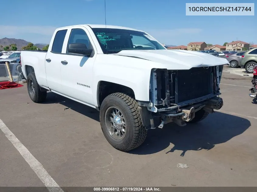 2017 Chevrolet Silverado 1500 Wt VIN: 1GCRCNEC5HZ147744 Lot: 39906812