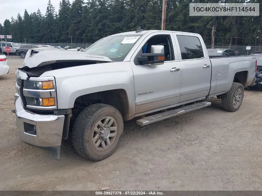 2017 Chevrolet Silverado 3500Hd Ltz VIN: 1GC4K0CY8HF114544 Lot: 39927379