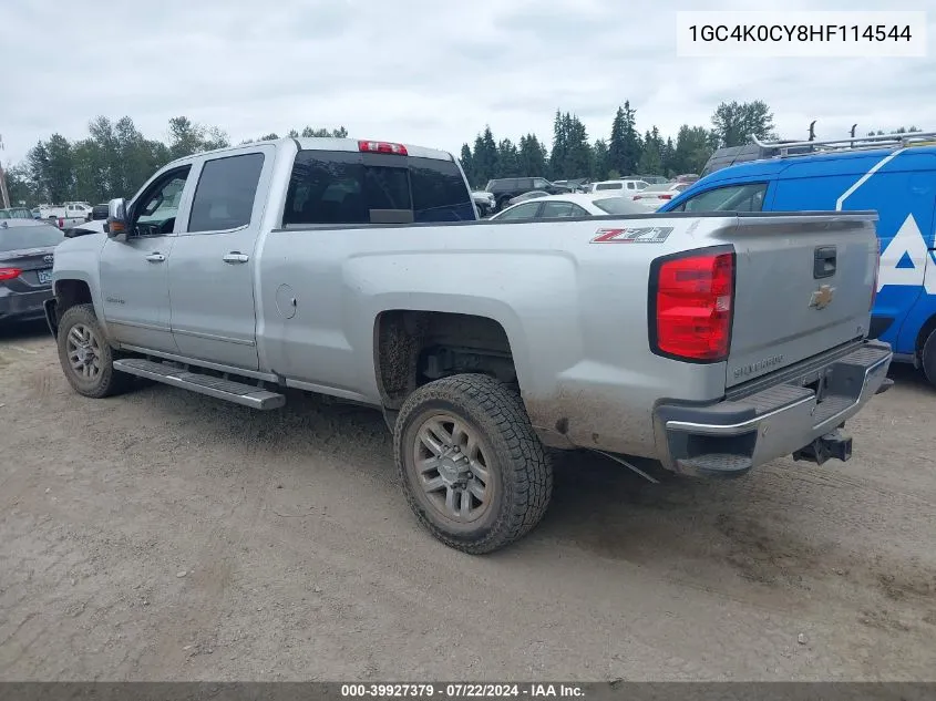 2017 Chevrolet Silverado 3500Hd Ltz VIN: 1GC4K0CY8HF114544 Lot: 39927379