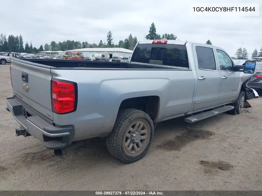 2017 Chevrolet Silverado 3500Hd Ltz VIN: 1GC4K0CY8HF114544 Lot: 39927379