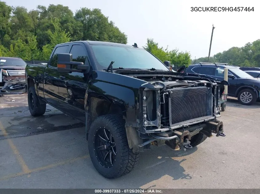 2017 Chevrolet Silverado 1500 1Lt/2Lt VIN: 3GCUKREC9HG457464 Lot: 39937333