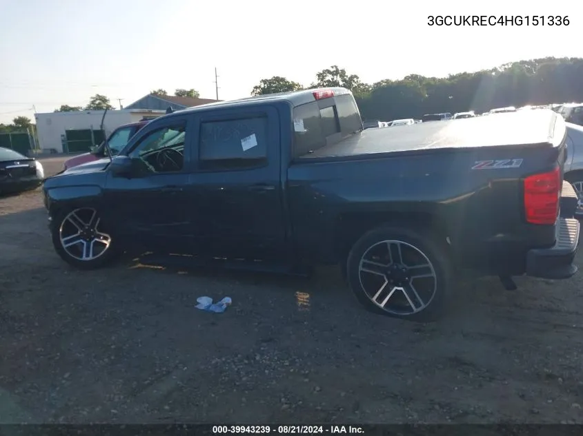 3GCUKREC4HG151336 2017 Chevrolet Silverado 1500 2Lt