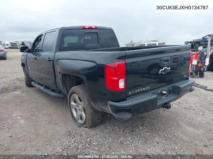 2017 Chevrolet Silverado K1500 Ltz VIN: 3GCUKSEJXHG134787 Lot: 39943785