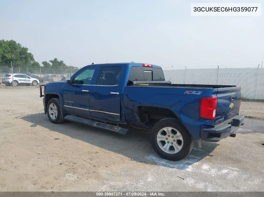 3GCUKSEC6HG359077 2017 Chevrolet Silverado 1500 2Lz