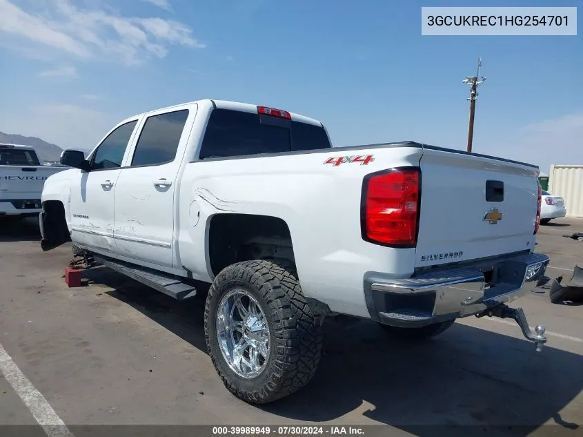 3GCUKREC1HG254701 2017 Chevrolet Silverado 1500 1Lt/2Lt