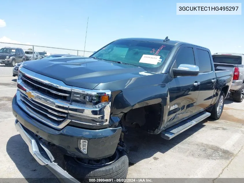 2017 Chevrolet Silverado 1500 High Country VIN: 3GCUKTEC1HG495297 Lot: 39994691