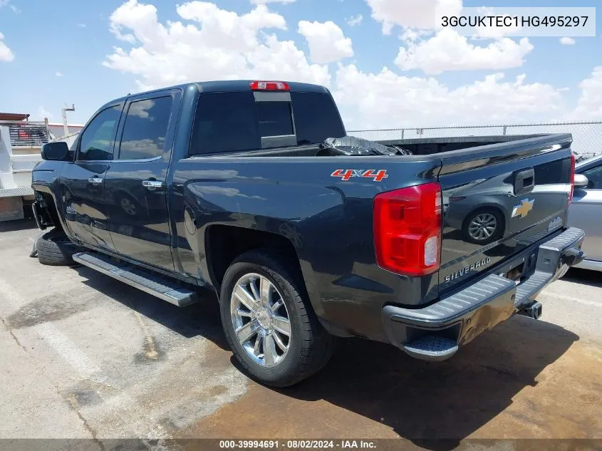 2017 Chevrolet Silverado 1500 High Country VIN: 3GCUKTEC1HG495297 Lot: 39994691