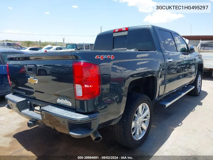 2017 Chevrolet Silverado 1500 High Country VIN: 3GCUKTEC1HG495297 Lot: 39994691