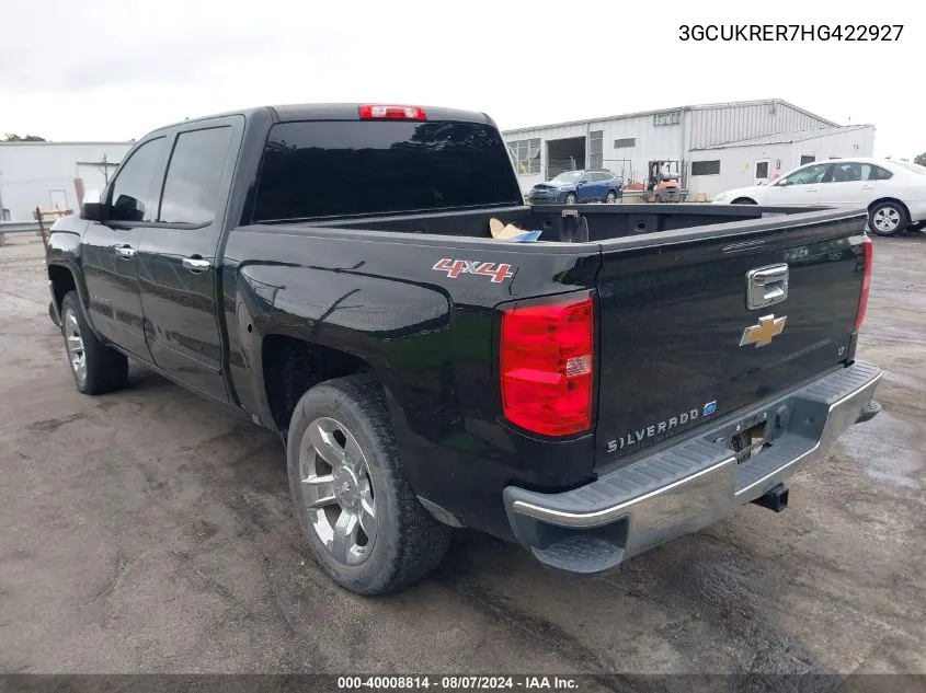 3GCUKRER7HG422927 2017 Chevrolet Silverado 1500 1Lt