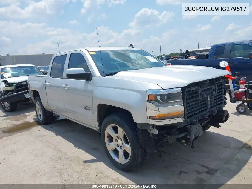 2017 Chevrolet Silverado 1500 1Lt VIN: 3GCPCREC9HG279517 Lot: 40015219