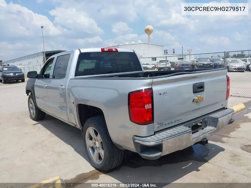 2017 Chevrolet Silverado 1500 1Lt VIN: 3GCPCREC9HG279517 Lot: 40015219