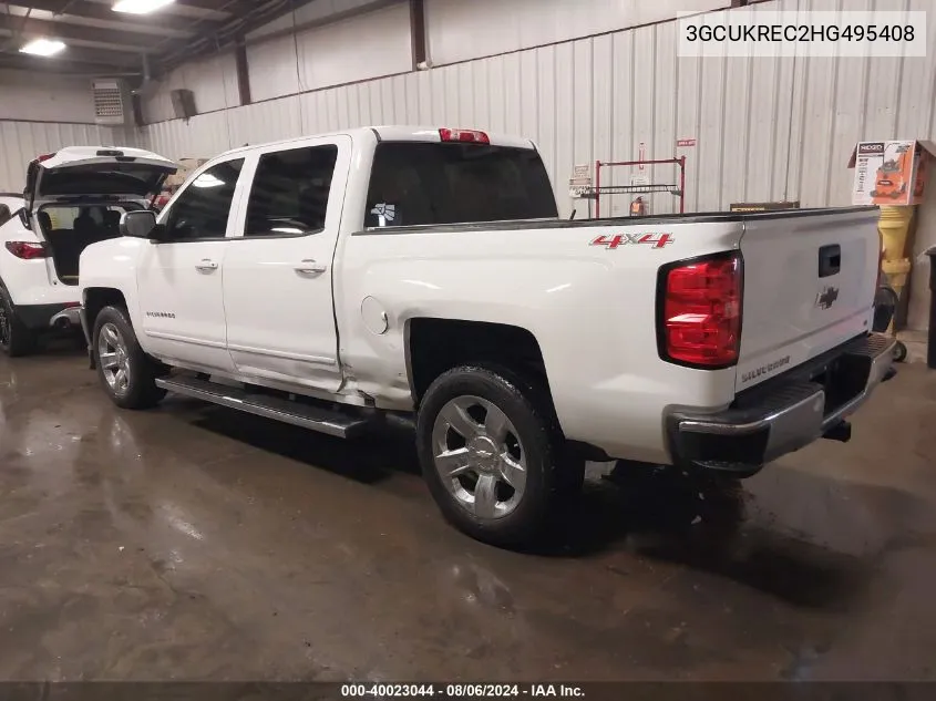 3GCUKREC2HG495408 2017 Chevrolet Silverado 1500 1Lt