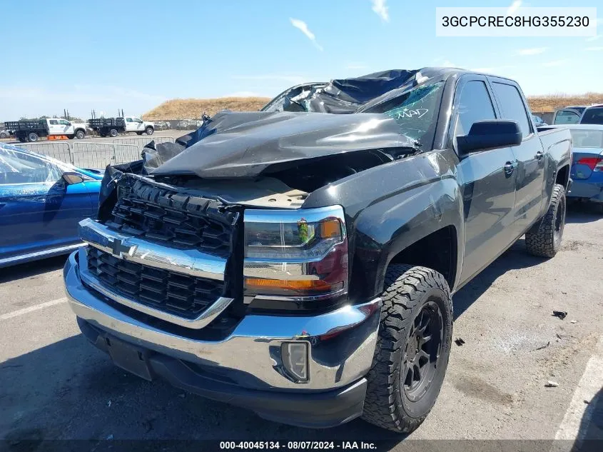 2017 Chevrolet Silverado 1500 1Lt VIN: 3GCPCREC8HG355230 Lot: 40045134